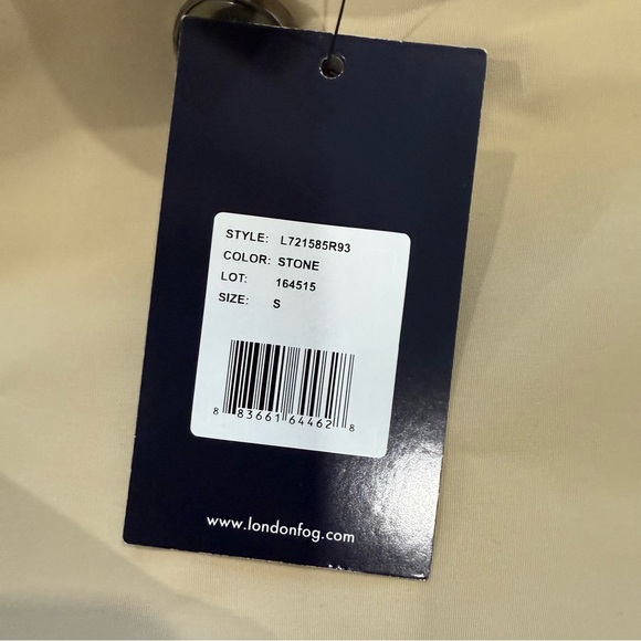 NWT. London Fog Women's Double-Breasted 3/4 Length Belted Trench Coat, - Picture 13 of 13